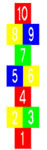 Premark-Spiel "Himmel und H&ouml;lle"