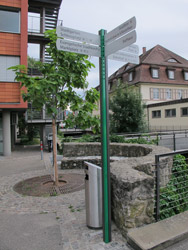 Fußgängerleitsystem Emmendingen