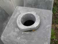 BMS Postament mit Schraubhülse 60 mm